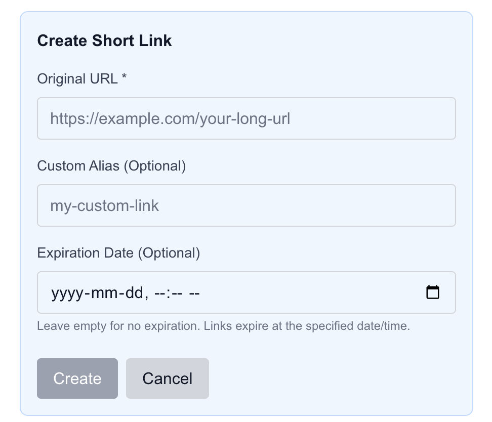Set Expiration Date UI