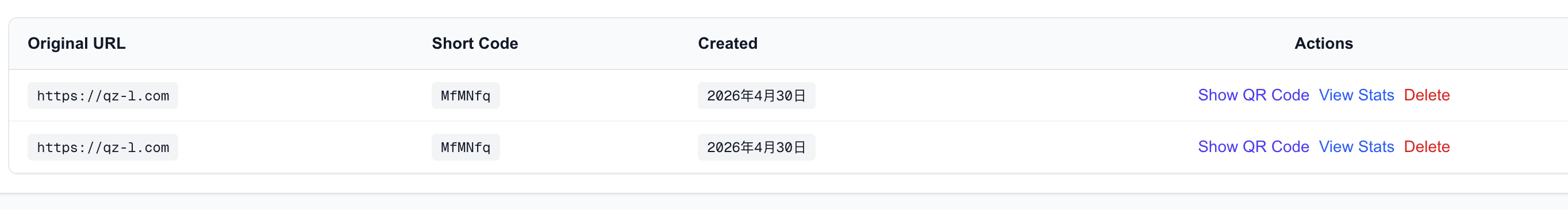 Show QR Code in Links tab